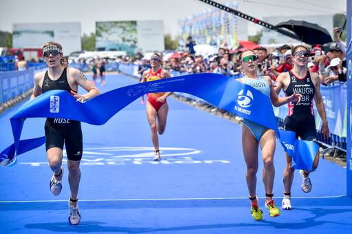World Triathlon Cup Chengdu Comes Down to the Line