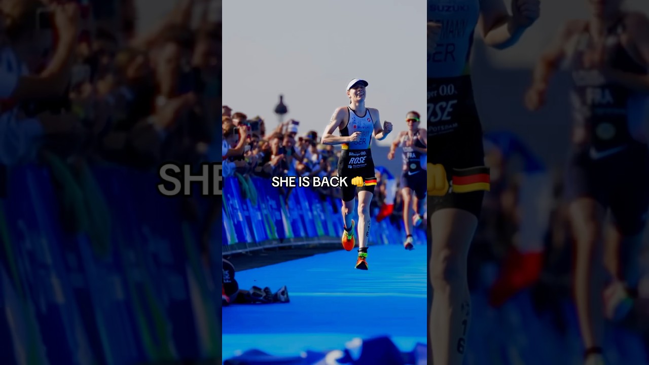 After a year away, Laura Lindemann back on the circuit 🙌 #Triathlon #shorts