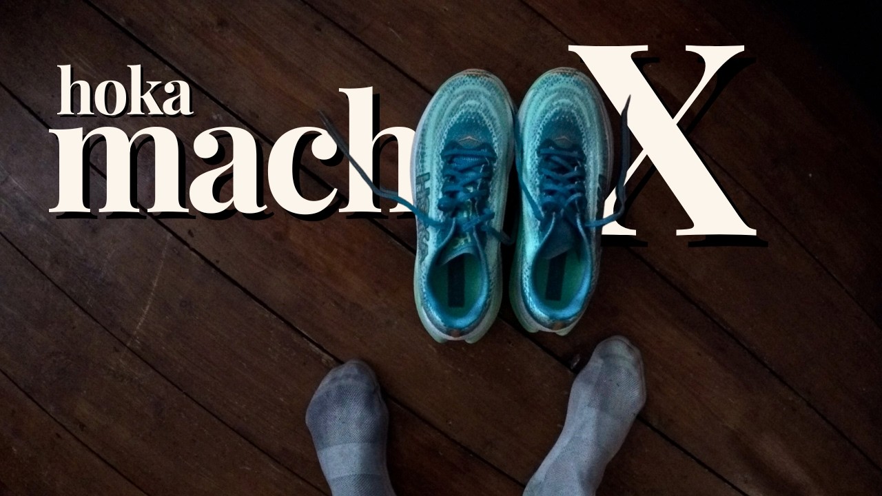 If you feel this while running... don't panic // Hoka Mach X