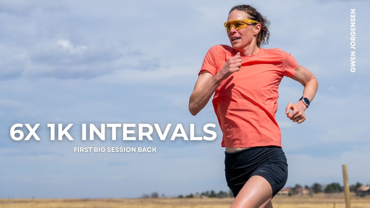 First Big Session Back… 6x1K Intervals