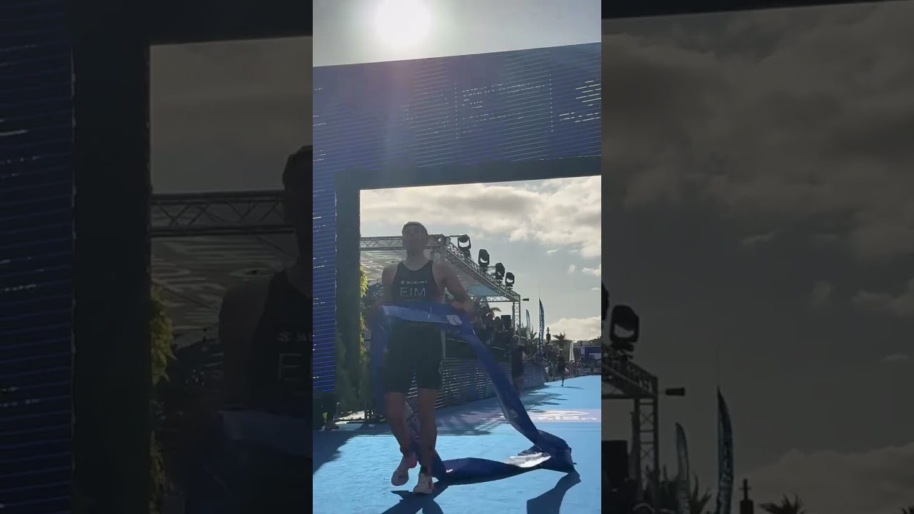 Starting the season with a bang!#LanzaroteWC #Triathlon #shorts