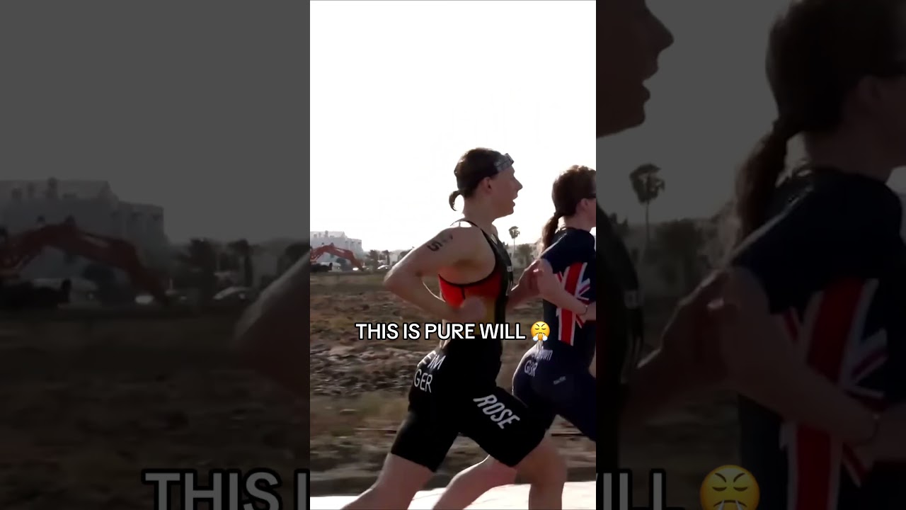 A gold medal was on the line 😅 #LanzaroteWC #Triathlon #shorts