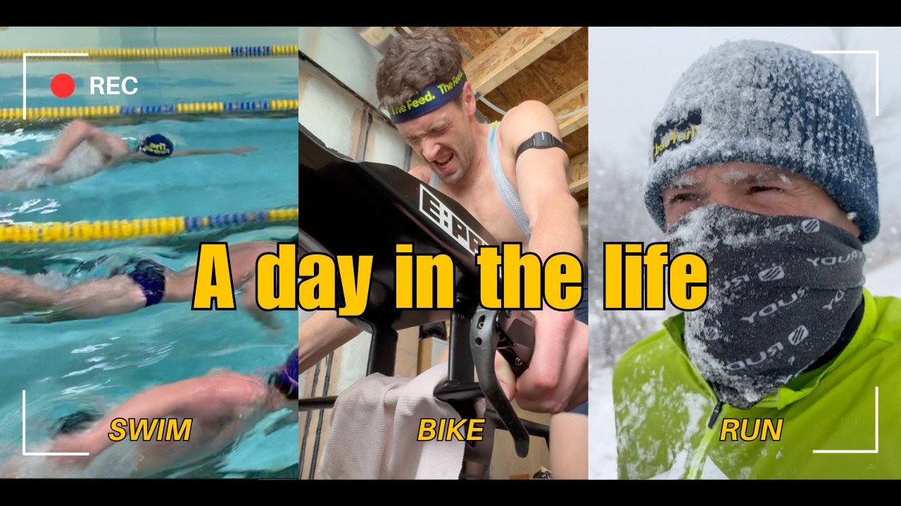 Training for Ironman 70.3 Oceanside - Day in the Life