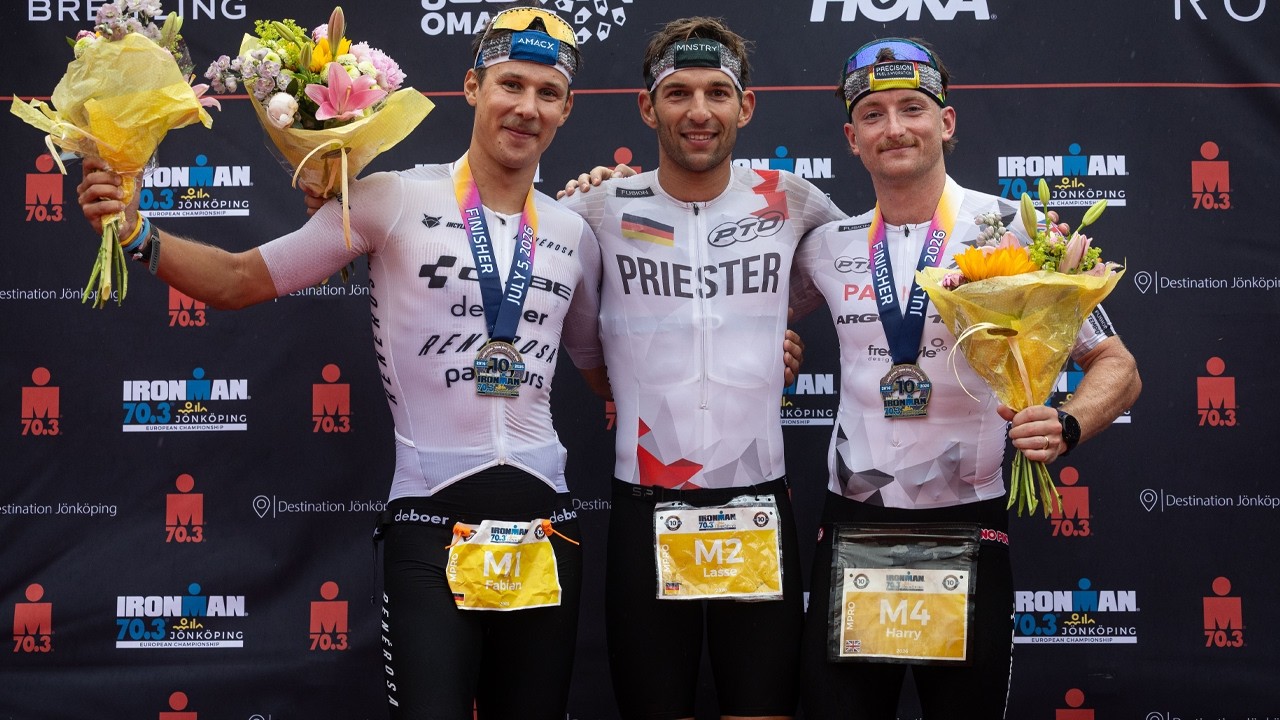 Crazy Podium at Ironman 70.3 European Champs
