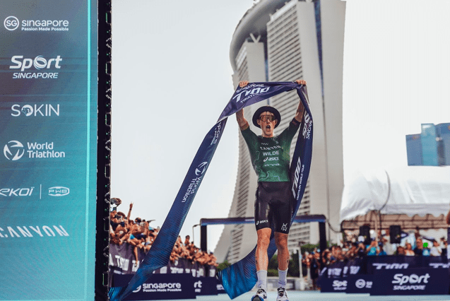 Hayden Wilde Dominates Singapore T100; Matt Hauser Over Eight Minutes Back