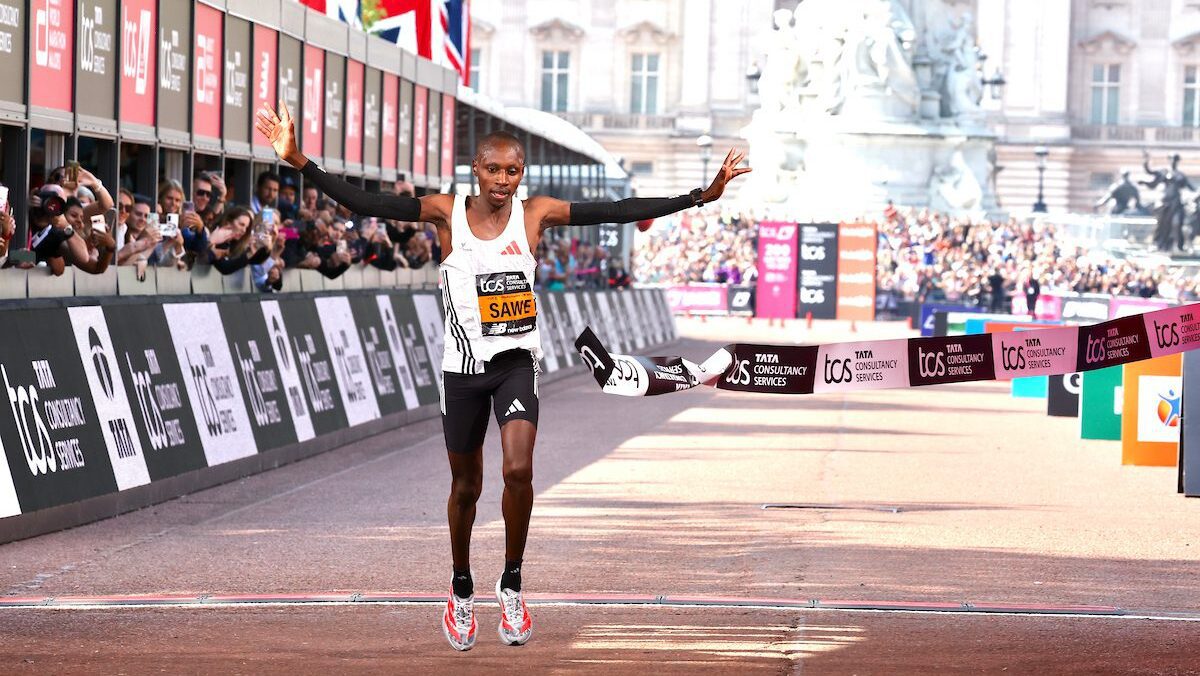 Kenya’s Sabastian Sawe runs sub-2 world record at London Marathon