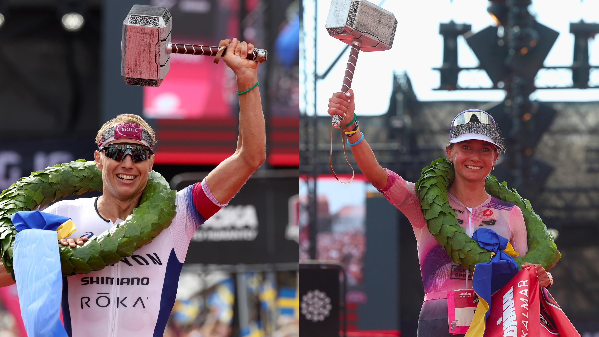 Lightning-Fast Ironman Kalmar Wins for Laura Philipp and Jonas Schomburg Preview Exceptional Kona Form