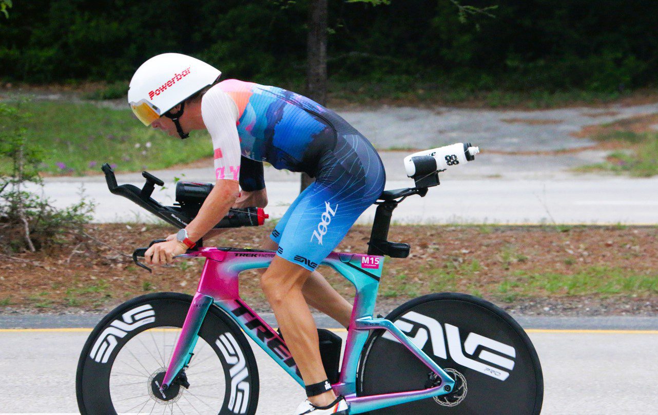 Sam Long and Grace Alexander Break the Tape at Ironman 70.3 Gulf Coast