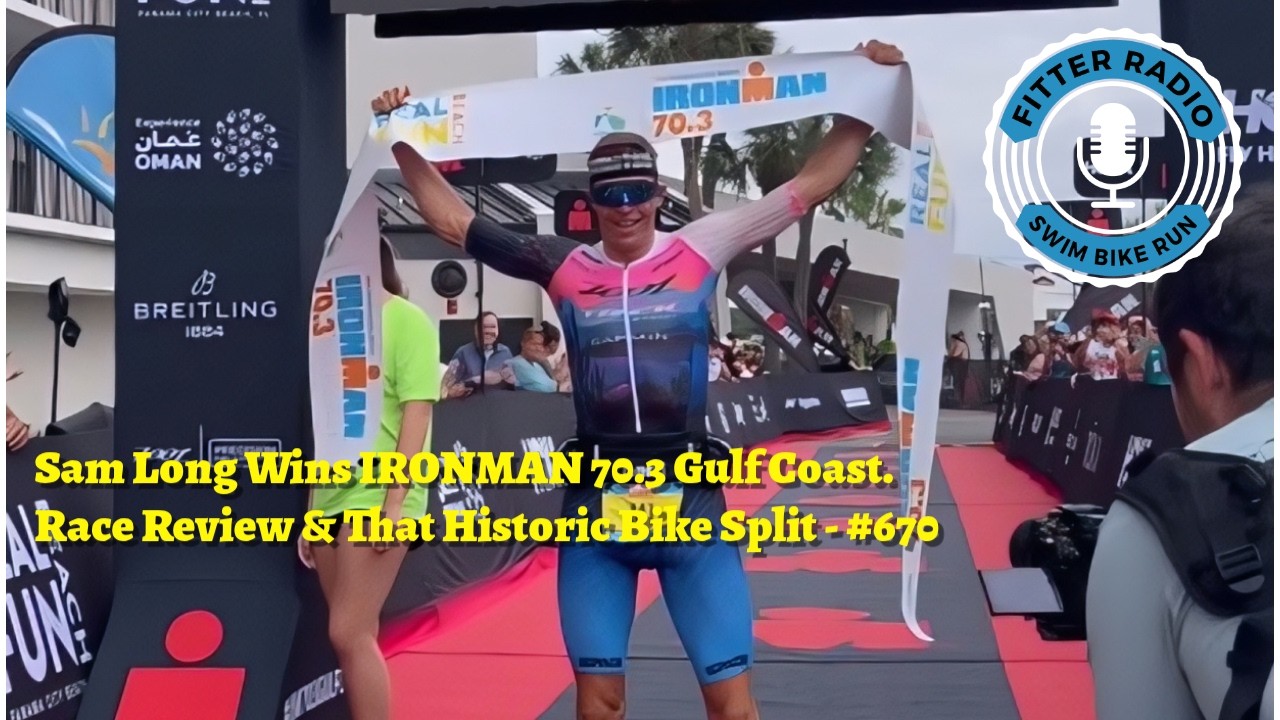 Sam Long Wins IRONMAN 70.3 Gulf Coast - Race Review & That Historic Bike Split!