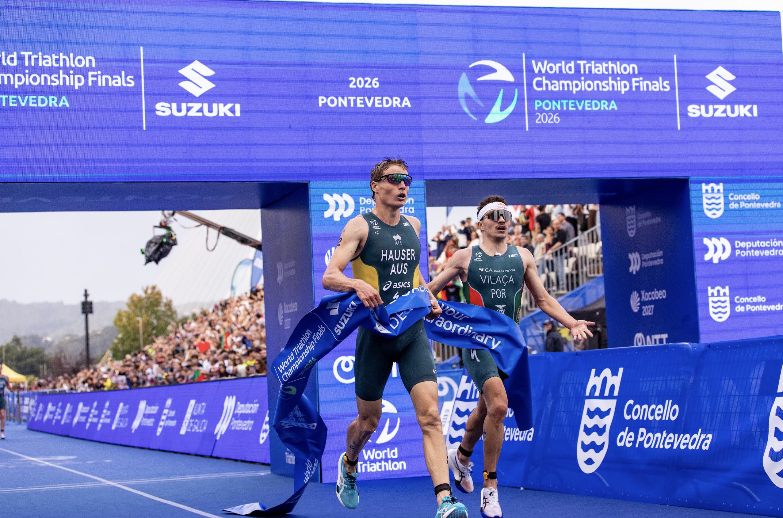 Matt Hauser Wins by 0.08 Seconds, Vasco Vilaça Takes the World Title at WTCS Final in Pontevedra