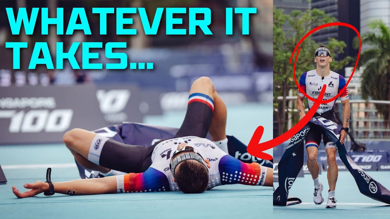 Triathlete unable to take one more step after UNBELIEVABLE performance (Race Breakdown)