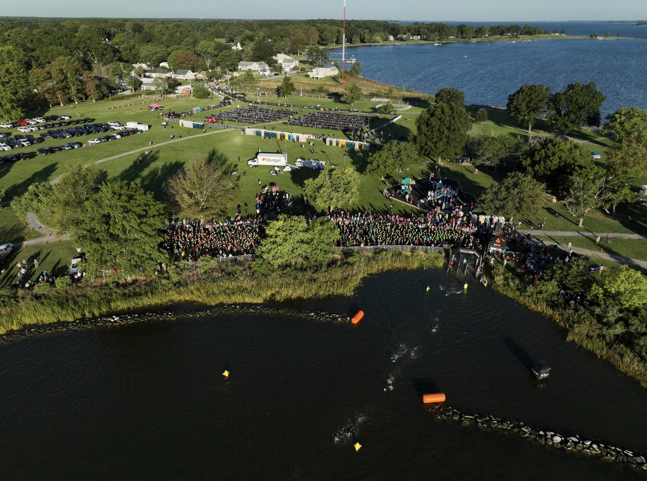 Bike-Course Collision and Timing Adjustment Reshape Men’s Race at Ironman Maryland