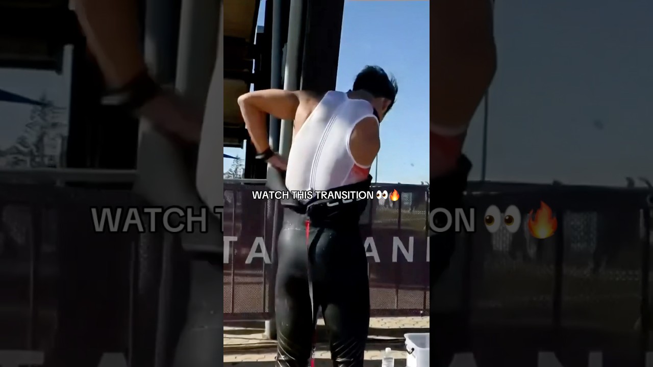 Hideki Uda with an incredible T2 at Devonport 🤩#WTPSDevonport #Paratriathlon #Triathlon #shorts