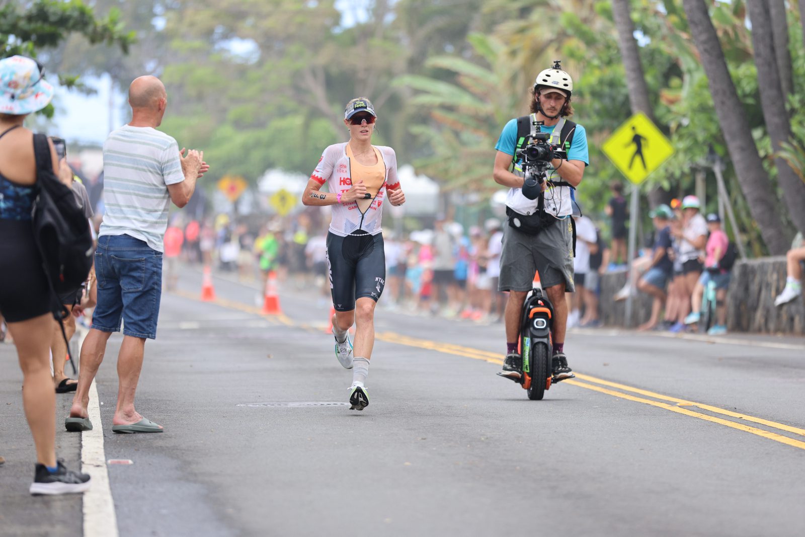 Wild finish in Kona as Knibb wins after defending champ collapses